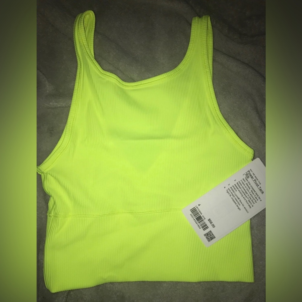 Lululemon Piviot Ribbed Tank Top